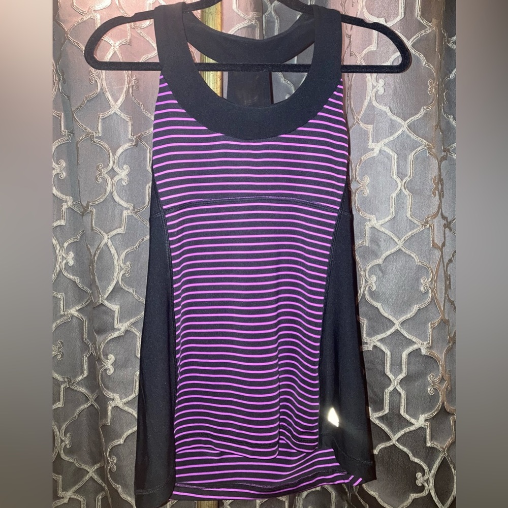 LG RBX Pink/Black Thick Stretchy Performance Tank w/Sports-Bra. Reflect RBX Logo